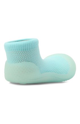 Детского домашние туфли ATTIPAS голубого цвета, арт. A20CO | Фото 3 (Материал внешний: Текстиль; Кросс-КТ: носочки)
