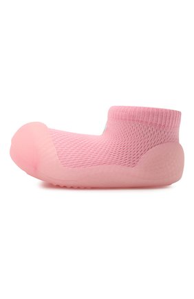 Детского домашние туфли ATTIPAS розового цвета, арт. A20CO | Фото 2 (Материал внешний: Текстиль; Кросс-КТ: носочки)