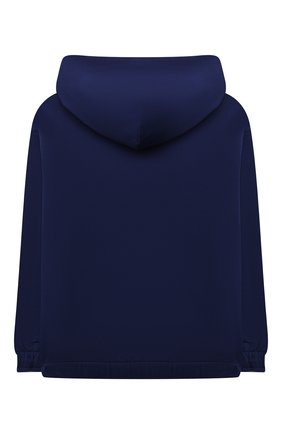 Детский хлопковое худи EMPORIO ARMANI синего цвета по цене 9865 руб., арт. 6K4MJ8/4J4WZ | Фото 2 Детский хлопковое худи EMPORIO ARMANI синего цвета, арт. 6K4MJ8/4J4WZ | Фото 2 (Материал внешний: Хлопок; Рукава: Длинные; Мальчики Кросс-КТ: Толстовка-одежда, Худи-одежда; Ростовка одежда: 10 - 11 лет | 140 - 146см, 6 лет | 116 см, 8 лет | 128 см, 13 - 15 лет | 158 см, 16 лет | 164 см, 4 года | 104 см)
