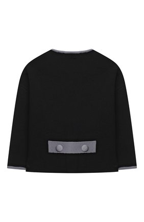 Детский жакет из вискозы EMPORIO ARMANI темно-синего цвета по цене 16300 руб., арт. 6K3G50/3MGKZ | Фото 2 Детский жакет из вискозы EMPORIO ARMANI темно-синего цвета, арт. 6K3G50/3MGKZ | Фото 2 (Рукава: Длинные; Девочки Кросс-КТ: Жакет-одежда; Материал внешний: Вискоза; Ростовка одежда: 6 лет | 116 см, 4 года | 104 см, 8 лет | 128 см)