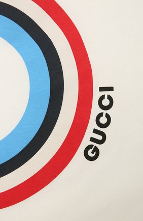 Детского хлопковое одеяло GUCCI белого цвета по цене 39950 руб., арт. 666438/3K109 | Фото 2 Детского хлопковое одеяло GUCCI белого цвета, арт. 666438/3K109 | Фото 2 (Материал: Текстиль, Хлопок)