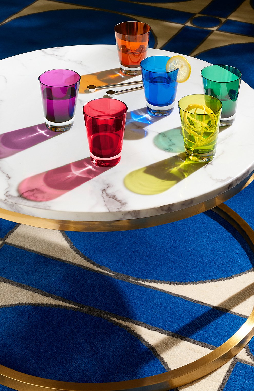 Набор из 2-х стаканов mosaique BACCARAT оранжевого цвета по цене 67950 руб., арт. 2 811 576 | Фото 2 Набор из 2-х стаканов mosaique BACCARAT оранжевого цвета, арт. 2 811 576 | Фото 2 (Интерьер_коллекция: Mosaique)