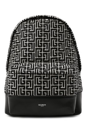 Женский рюкзак 1945 BALMAIN черно-белого цвета по цене 103500 руб., арт. WM1GE150/TJMY | Фото 1 Женский рюкзак 1945 BALMAIN черно-белого цвета, арт. WM1GE150/TJMY | Фото 1 (Материал: Текстиль; Стили: Кэжуэл; Размер: large)
