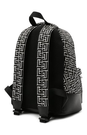 Женский рюкзак 1945 BALMAIN черно-белого цвета по цене 103500 руб., арт. WM1GE150/TJMY | Фото 3 Женский рюкзак 1945 BALMAIN черно-белого цвета, арт. WM1GE150/TJMY | Фото 3 (Материал: Текстиль; Стили: Кэжуэл; Размер: large)
