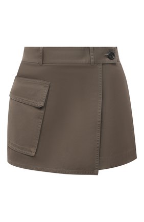 Женские юбка-шорты HELMUT LANG хаки цвета по цене 30950 руб., арт. L04HW203 | Фото 1 Женские юбка-шорты HELMUT LANG хаки цвета, арт. L04HW203 | Фото 1