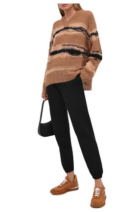 Женские хлопковые джоггеры MSGM черного цвета по цене 23800 руб., арт. 3141MDP65 217799 | Фото 2 Женские хлопковые джоггеры MSGM черного цвета, арт. 3141MDP65 217799 | Фото 2 (Длина (брюки, джинсы): Стандартные; Материал внешний: Хлопок; Стили: Спорт-шик; Женское Кросс-КТ: Джоггеры - брюки, Брюки-спорт; Силуэт Ж (брюки и джинсы): Джоггеры; Кросс-КТ: Трикотаж)
