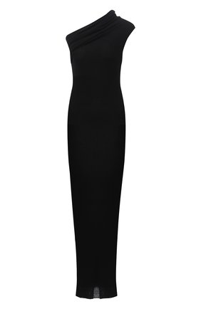 Женское кашемировое платье RICK OWENS черного цвета по цене 67850 руб., арт. RP02A7627/RIBWS | Фото 1 Женское кашемировое платье RICK OWENS черного цвета, арт. RP02A7627/RIBWS | Фото 1