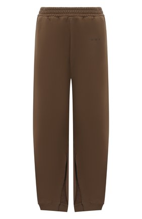 Женские хлопковые брюки MM6 хаки цвета по цене 23950 руб., арт. S52KA0315/S25337 | Фото 1 Женские хлопковые брюки MM6 хаки цвета, арт. S52KA0315/S25337 | Фото 1