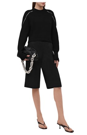 Женский свитер из шерсти и вискозы GIVENCHY черного цвета по цене 123500 руб., арт. BW90CY4Z9W | Фото 2 Женский свитер из шерсти и вискозы GIVENCHY черного цвета, арт. BW90CY4Z9W | Фото 2