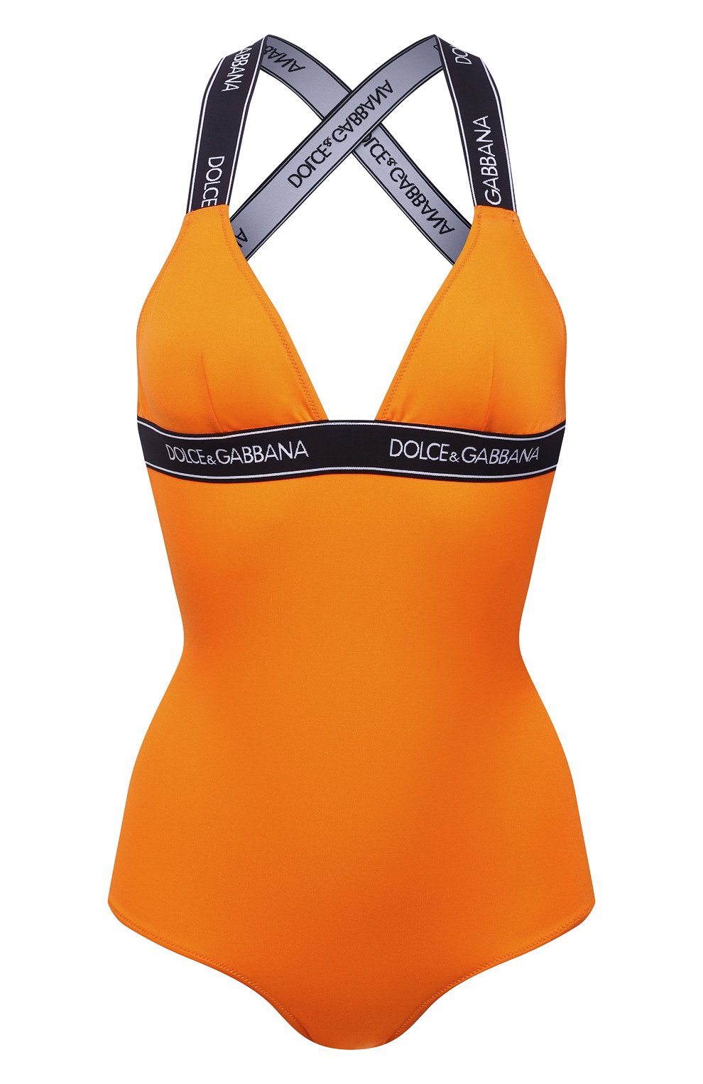 Женский слитный купальник DOLCE & GABBANA оранжевого цвета, арт. 09A82J/FUGLG | Фото 1