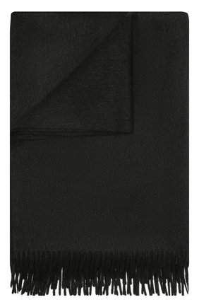 Кашемировый плед LORO PIANA темно-серого цвета, арт. FAA1158 | Фото 1