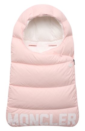 Детский пуховый конверт MONCLER розового цвета по цене 43000 руб., арт. G2-951-1G518-02-53333 | Фото 1 Детский пуховый конверт MONCLER розового цвета, арт. G2-951-1G518-02-53333 | Фото 1 (Материал: Текстиль, Синтетический материал; Ростовка одежда: 3 мес | 62 см, 6 мес | 68 см)