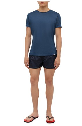 Мужские плавки-шорты LIMITATO темно-синего цвета по цене 15400 руб., арт. B&B/SWIMTRUNKS | Фото 2 Мужские плавки-шорты LIMITATO темно-синего цвета, арт. B&B/SWIMTRUNKS | Фото 2