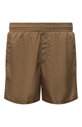 Мужские плавки-шорты GUCCI светло-коричневого цвета по цене 56250 руб., арт. 599585/XHAD4 | Фото 1 Мужские плавки-шорты GUCCI светло-коричневого цвета, арт. 599585/XHAD4 | Фото 1