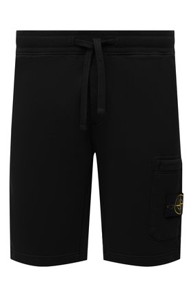 Мужские хлопковые шорты STONE ISLAND черного цвета по цене 19000 руб., арт. 751564620 | Фото 1 Мужские хлопковые шорты STONE ISLAND черного цвета, арт. 751564620 | Фото 1