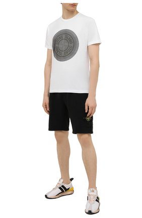 Мужские хлопковые шорты STONE ISLAND черного цвета по цене 19000 руб., арт. 751564620 | Фото 2 Мужские хлопковые шорты STONE ISLAND черного цвета, арт. 751564620 | Фото 2