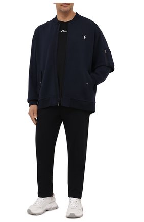 Мужской толстовка POLO RALPH LAUREN темно-синего цвета по цене 15550 руб., арт. 711849528/PRL BS | Фото 2 Мужской толстовка POLO RALPH LAUREN темно-синего цвета, арт. 711849528/PRL BS | Фото 2