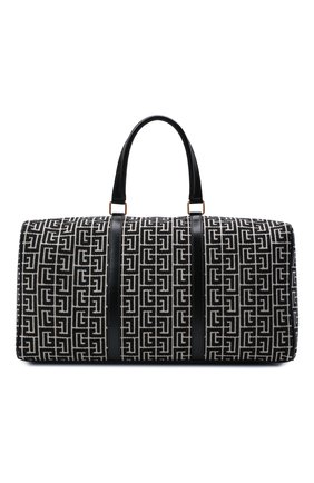Мужская текстильная дорожная сумка 1945 BALMAIN черного цвета по цене 144500 руб., арт. WN1EC650/TJGH | Фото 1 Мужская текстильная дорожная сумка 1945 BALMAIN черного цвета, арт. WN1EC650/TJGH | Фото 1 (Материал: Текстиль; Ремень/цепочка: На ремешке; Размер: large; Сумки: Сумки)