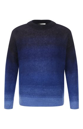 Мужской свитер ISABEL MARANT темно-синего цвета по цене 38750 руб., арт. PU1275-21A054H/DRUSSELLH | Фото 1 Мужской свитер ISABEL MARANT темно-синего цвета, арт. PU1275-21A054H/DRUSSELLH | Фото 1