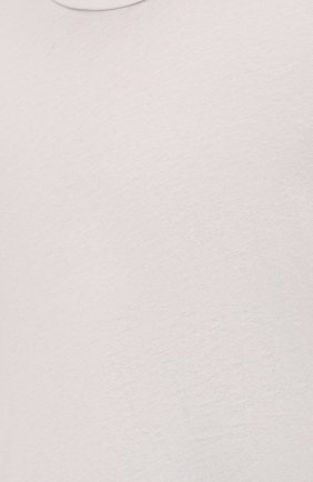 Мужская хлопковая футболка ORLEBAR BROWN светло-серого цвета, арт. 273688 | Фото 5 (Кросс-КТ: Пляж; Принт: Без принта; Рукава: Короткие; Длина (для топов): Стандартные; Материал внешний: Хлопок; Стили: Кэжуэл)