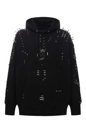 Мужской хлопковое худи GIVENCHY черного цвета по цене 190500 руб., арт. BMJ0CE3Y69 | Фото 1 Мужской хлопковое худи GIVENCHY черного цвета, арт. BMJ0CE3Y69 | Фото 1