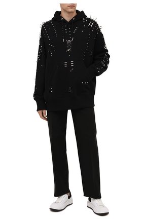 Мужской хлопковое худи GIVENCHY черного цвета по цене 190500 руб., арт. BMJ0CE3Y69 | Фото 2 Мужской хлопковое худи GIVENCHY черного цвета, арт. BMJ0CE3Y69 | Фото 2