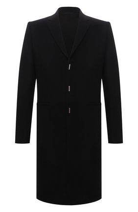 Мужской пальто из шерсти и кашемира GIVENCHY черного цвета по цене 248000 руб., арт. BMC05P12Y0 | Фото 1 Мужской пальто из шерсти и кашемира GIVENCHY черного цвета, арт. BMC05P12Y0 | Фото 1
