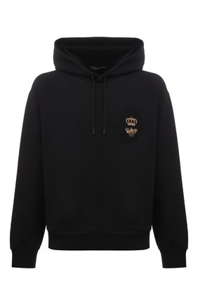 Мужской хлопковое худи DOLCE & GABBANA черного цвета по цене 79850 руб., арт. G9VC8Z/HU7H9 | Фото 1 Мужской хлопковое худи DOLCE & GABBANA черного цвета, арт. G9VC8Z/HU7H9 | Фото 1 (Длина (для топов): Стандартные; Рукава: Длинные; Материал внешний: Хлопок; Мужское Кросс-КТ: Худи-одежда; Стили: Спорт-шик; Принт: Без принта; Региональные ограничения белый список (Axapta Mercury): RU)