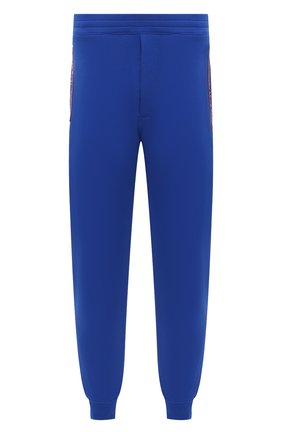 Мужские хлопковые джоггеры ALEXANDER MCQUEEN синего цвета по цене 59950 руб., арт. 642664/QRX75 | Фото 1 Мужские хлопковые джоггеры ALEXANDER MCQUEEN синего цвета, арт. 642664/QRX75 | Фото 1
