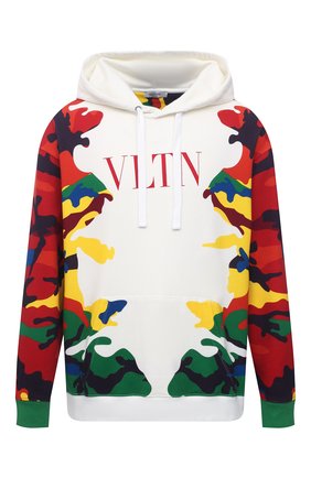 Мужской хлопковое худи VALENTINO разноцветного цвета по цене 126500 руб., арт. WV3MF18I7NL | Фото 1 Мужской хлопковое худи VALENTINO разноцветного цвета, арт. WV3MF18I7NL | Фото 1