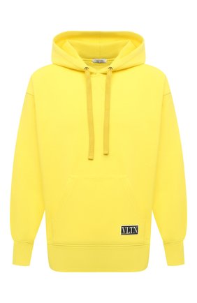 Мужской хлопковое худи VALENTINO желтого цвета по цене 96700 руб., арт. WV3MF18I7GD | Фото 1 Мужской хлопковое худи VALENTINO желтого цвета, арт. WV3MF18I7GD | Фото 1 (Материал внешний: Хлопок; Мужское Кросс-КТ: Худи-одежда; Стили: Спорт-шик; Принт: Без принта; Рукава: Длинные; Длина (для топов): Стандартные)