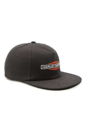Мужской хлопковая бейсболка HARLEY-DAVIDSON темно-серого цвета по цене 5800 руб., арт. 97685-21VM | Фото 1 Мужской хлопковая бейсболка HARLEY-DAVIDSON темно-серого цвета, арт. 97685-21VM | Фото 1 (Материал: Хлопок, Текстиль)