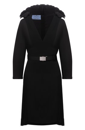 Женское платье PRADA черного цвета по цене 180000 руб., арт. P3E75H-1Y2I-F0806-212 | Фото 1 Женское платье PRADA черного цвета, арт. P3E75H-1Y2I-F0806-212 | Фото 1