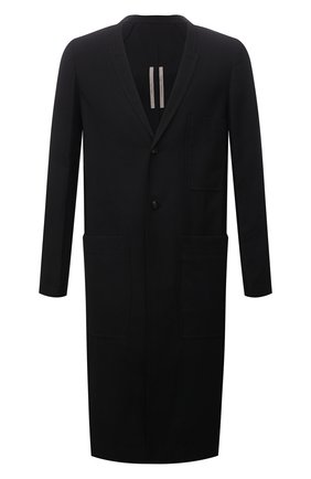 Мужской пальто RICK OWENS черного цвета по цене 133000 руб., арт. RU02A5974/CVR | Фото 1 Мужской пальто RICK OWENS черного цвета, арт. RU02A5974/CVR | Фото 1