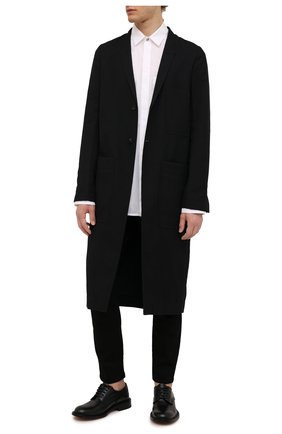 Мужской пальто RICK OWENS черного цвета по цене 133000 руб., арт. RU02A5974/CVR | Фото 2 Мужской пальто RICK OWENS черного цвета, арт. RU02A5974/CVR | Фото 2