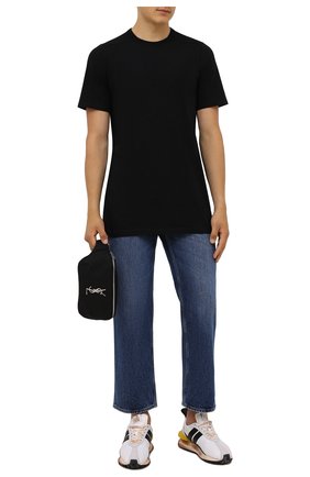 Мужская хлопковая футболка RICK OWENS черного цвета по цене 27800 руб., арт. RU02A5264/JA | Фото 2 Мужская хлопковая футболка RICK OWENS черного цвета, арт. RU02A5264/JA | Фото 2 (Материал внешний: Хлопок; Принт: Без принта; Рукава: Короткие; Стили: Минимализм; Длина (для топов): Удлиненные)