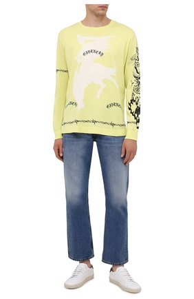Мужская хлопковый лонгслив GIVENCHY желтого цвета по цене 71750 руб., арт. BM715Q3Y6B | Фото 2 Мужская хлопковый лонгслив GIVENCHY желтого цвета, арт. BM715Q3Y6B | Фото 2 (Длина (для топов): Стандартные; Рукава: Длинные; Материал внешний: Хлопок; Принт: С принтом; Стили: Панк)