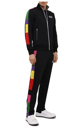Мужские брюки palm angels x missoni PALM ANGELS черного цвета по цене 38500 руб., арт. PMCA007F21FAB0121001 | Фото 2 Мужские брюки palm angels x missoni PALM ANGELS черного цвета, арт. PMCA007F21FAB0121001 | Фото 2