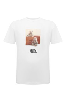 Мужская хлопковая футболка palm angels x missoni PALM ANGELS белого цвета по цене 23850 руб., арт. PMAA001F21JER0310110 | Фото 1 Мужская хлопковая футболка palm angels x missoni PALM ANGELS белого цвета, арт. PMAA001F21JER0310110 | Фото 1 (Рукава: Короткие; Длина (для топов): Стандартные; Материал внешний: Хлопок; Принт: С принтом; Стили: Гранж)