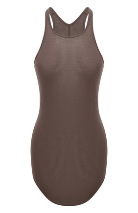 Женский майка из вискозы и шелка RICK OWENS темно-бежевого цвета по цене 19950 руб., арт. RP02A7101/RC | Фото 1 Женский майка из вискозы и шелка RICK OWENS темно-бежевого цвета, арт. RP02A7101/RC | Фото 1