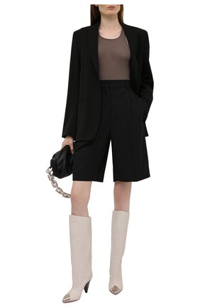 Женский майка из вискозы и шелка RICK OWENS темно-бежевого цвета по цене 19950 руб., арт. RP02A7101/RC | Фото 2 Женский майка из вискозы и шелка RICK OWENS темно-бежевого цвета, арт. RP02A7101/RC | Фото 2
