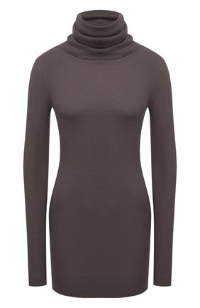 Женская шерстяная водолазка RICK OWENS коричневого цвета по цене 43050 руб., арт. RP02A7614/RIBM | Фото 1 Женская шерстяная водолазка RICK OWENS коричневого цвета, арт. RP02A7614/RIBM | Фото 1