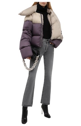 Женская пуховая куртка RICK OWENS темно-сиреневого цвета по цене 149000 руб., арт. RP02A7773/NZD3 | Фото 2 Женская пуховая куртка RICK OWENS темно-сиреневого цвета, арт. RP02A7773/NZD3 | Фото 2