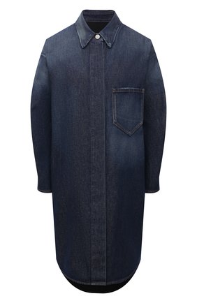 Женское джинсовое платье MM6 синего цвета по цене 79950 руб., арт. S52AA0117/STZ019 | Фото 1 Женское джинсовое платье MM6 синего цвета, арт. S52AA0117/STZ019 | Фото 1 (Рукава: Длинные; Длина Ж (юбки, платья, шорты): До колена; Стили: Гламурный; Случай: Повседневный; Кросс-КТ: Деним; Женское Кросс-КТ: Платье-одежда; Материал внешний: Хлопок, Деним)