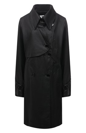 Женский тренч MM6 черного цвета по цене 85150 руб., арт. S52AH0049/S53057 | Фото 1 Женский тренч MM6 черного цвета, арт. S52AH0049/S53057 | Фото 1
