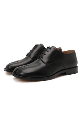 Женская кожаные туфли tabi MAISON MARGIELA черного цвета по цене 68700 руб., арт. S34WQ0021/P3292 | Фото 1 Женская кожаные туфли tabi MAISON MARGIELA черного цвета, арт. S34WQ0021/P3292 | Фото 1