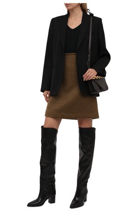 Женские кожаные ботфорты remine ISABEL MARANT черного цвета по цене 83100 руб., арт. REMINE/CD0043-21A007S | Фото 2 Женские кожаные ботфорты remine ISABEL MARANT черного цвета, арт. REMINE/CD0043-21A007S | Фото 2