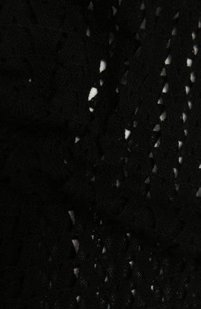 Женская палантин из кашемира и хлопка VALENTINO черного цвета, арт. WW2EC085/ARW | Фото 2 (Материал: Шерсть, Кашемир, Текстиль)