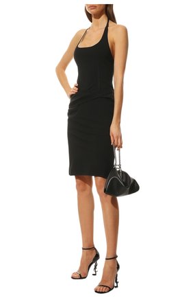 Женские кожаные босоножки opyum SAINT LAURENT черного цвета по цене 85050 руб., арт. 557662/0NPVV | Фото 2 Женские кожаные босоножки opyum SAINT LAURENT черного цвета, арт. 557662/0NPVV | Фото 2 (Подошва: Плоская; Каблук высота: Высокий; Материал внутренний: Натуральная кожа; Каблук тип: Фигурный)
