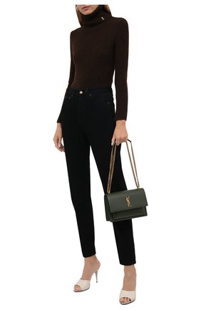 Женские джинсы SAINT LAURENT черного цвета по цене 37550 руб., арт. 644024/YF899 | Фото 2 Женские джинсы SAINT LAURENT черного цвета, арт. 644024/YF899 | Фото 2 (Материал внешний: Хлопок; Длина (брюки, джинсы): Стандартные; Стили: Гламурный; Кросс-КТ: Деним; Силуэт Ж (брюки и джинсы): Узкие)